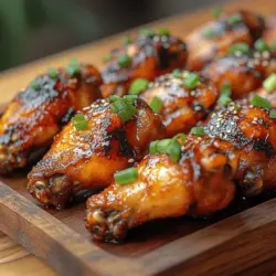 Delight your taste buds with the irresistible combination of sweet and savory flavors found in Sweet & Savory Sticky Honey Soy Chicken Wings. This delectable dish takes the classic chicken wing to new heights, offering a harmonious blend of ingredients that resonate with the rich traditions of Asian-inspired cooking. Whether served at a casual family dinner or as a highlight at festive gatherings, these wings are guaranteed to impress.