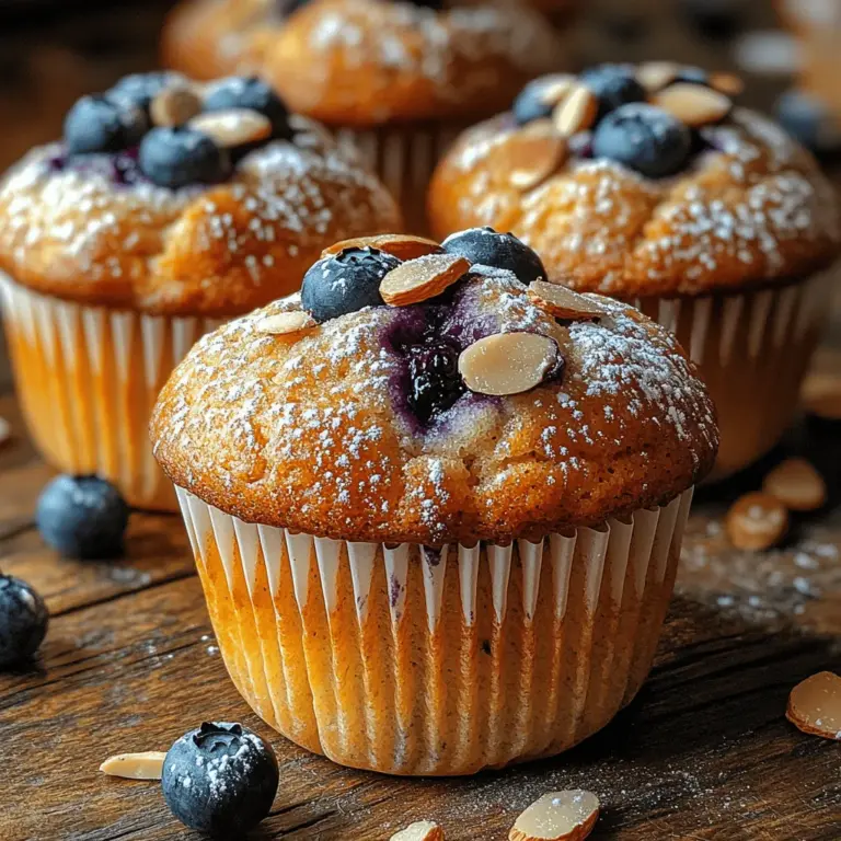 Muffins have long been a beloved staple in the world of baked goods, prized for their versatility and ease of preparation. Whether enjoyed at breakfast, as a mid-afternoon snack, or even as a dessert, muffins can cater to a variety of tastes and occasions. Among the multitude of flavors available, Sweet Blueberry Almond Muffins stand out with their delightful combination of sweetness and nuttiness, making them a treat that appeals to both casual bakers and seasoned cooks alike.