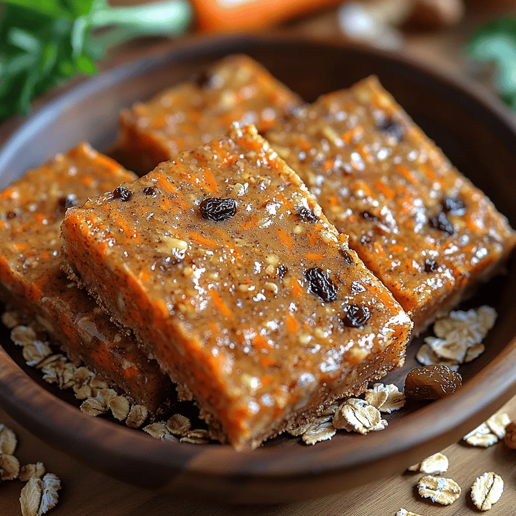 Crunchy Carrot Oat Delight Bars Recipe