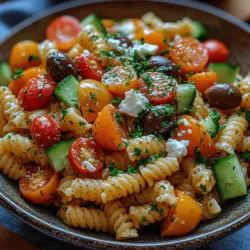 Creamy Greek Pasta Salad: A Flavorful and Refreshing Delight