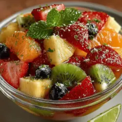 Fruit salads have long been a staple in kitchens worldwide for their versatility and health benefits. They offer a quick and easy way to incorporate a variety of fruits into your diet, ensuring you get a range of vitamins, minerals, and antioxidants. The Zesty Honey Lime Fruit Salad stands out because of its unique combination of flavors and textures, making it a hit with both adults and children alike. The sweetness of the honey paired with the tanginess of lime creates a refreshing dressing that ties all the fruits together beautifully, making each bite a burst of flavor.