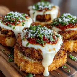 In the world of culinary delights, few dishes manage to strike the perfect balance between taste, texture, and visual appeal quite like Mini Eggplant Mozzarella Toast Stacks. This innovative recipe brings together the earthy flavors of eggplant, the creamy richness of mozzarella, and the tangy zest of marinara sauce, creating a dish that is not only delicious but also an eye-catching centerpiece on any table.