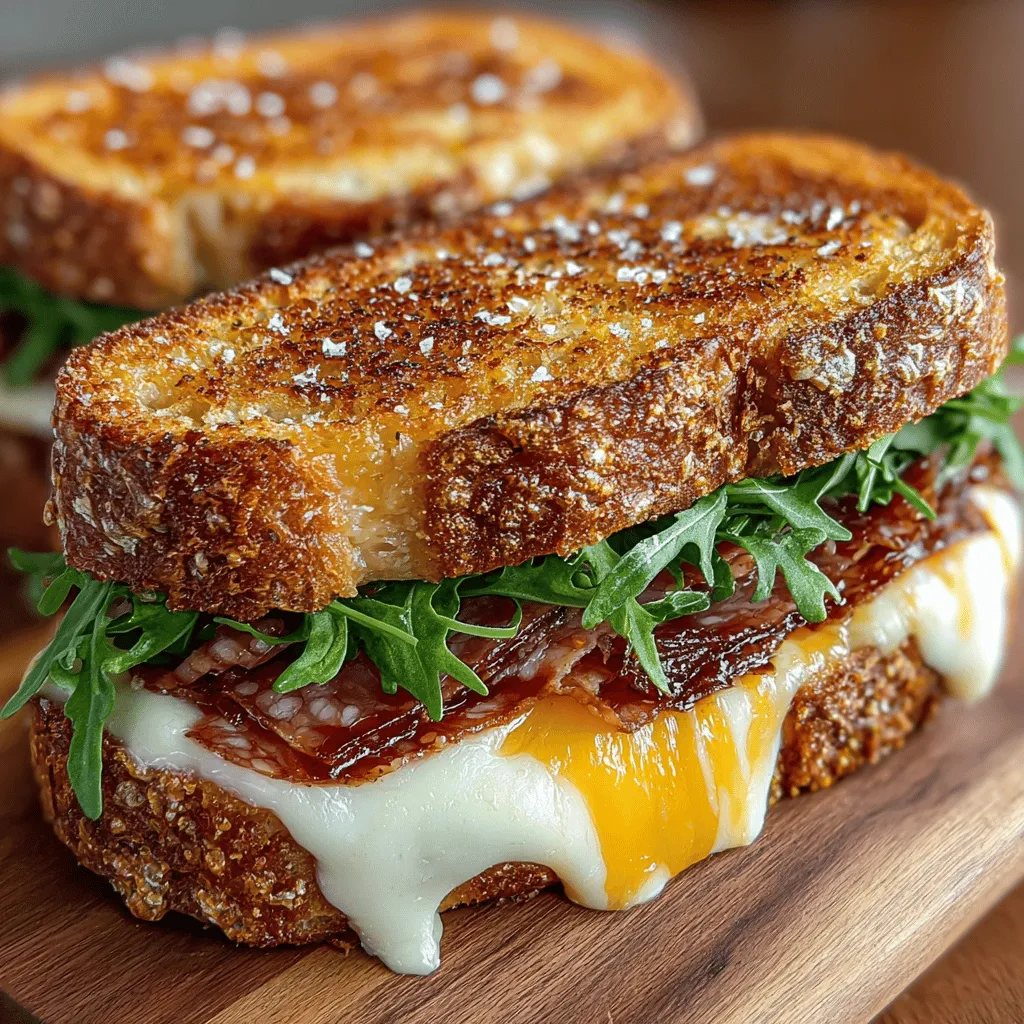 Grilled Charcuterie Sandwich Melt