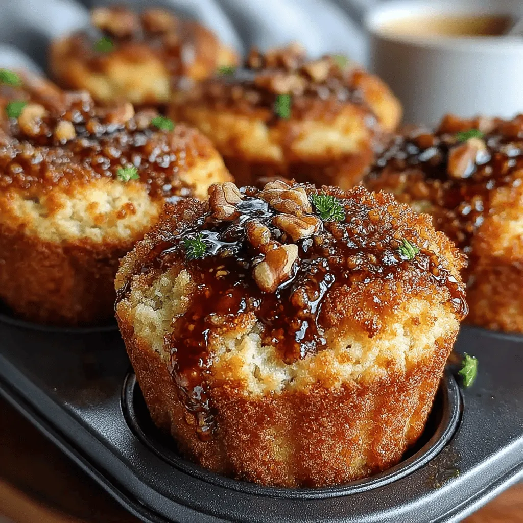 Sweet & Savory Fig Jam Muffins