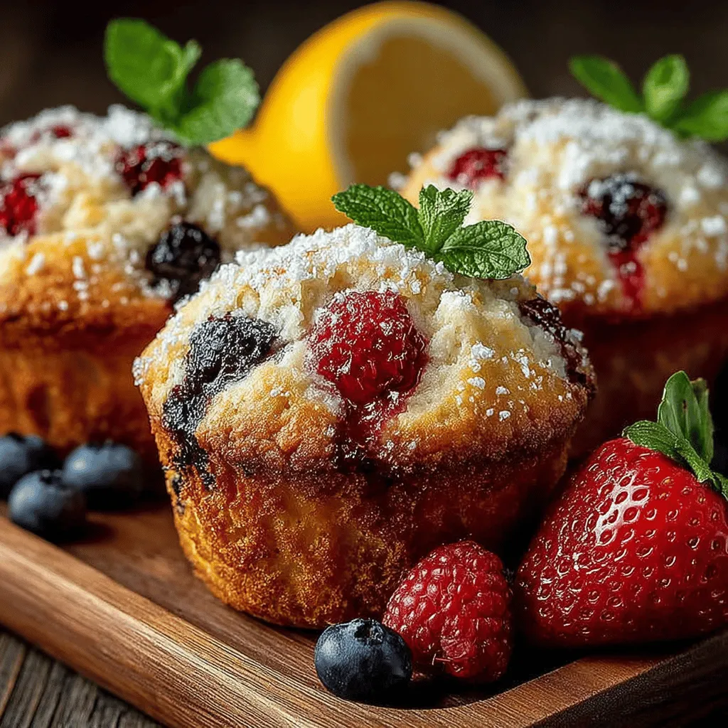 In the realm of baked goods, few treats can rival the charm and delight of muffins. The Sunny Citrus Berry Bliss Muffins, with their bright, zesty flavors and a burst of juicy berries, embody the essence of freshness and vibrancy. This recipe not only tantalizes your taste buds but also serves as a perfect addition to your breakfast table or as a delightful snack throughout the day. The combination of citrus and berries creates a harmonious balance, making these muffins an irresistible choice for any occasion—be it a sunlit brunch, a cozy afternoon tea, or a quick on-the-go breakfast.