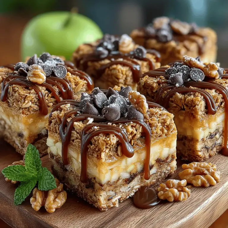In a world where convenience often trumps nutrition, homemade snack bars have emerged as a beacon of hope for health-conscious individuals. Crispy Apple Cinnamon Granola Snack Bars are not just a tasty treat but also a nourishing option that you can whip up in your own kitchen. The appeal of these bars lies in their delightful crunch, inviting aroma, and the satisfying combination of flavors that make them a perfect snack for any time of day. Whether you're looking for a quick breakfast on the go, a post-workout refuel, or a wholesome midday treat, these granola bars are designed to deliver both taste and nutrition.