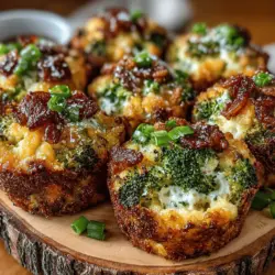 Once you have prepared the mixture of tender broccoli, gooey cheese, and crispy bacon, it’s time to shape your bites. Forming these rounds correctly is crucial for even cooking and achieving that delightful crispy texture that everyone loves.