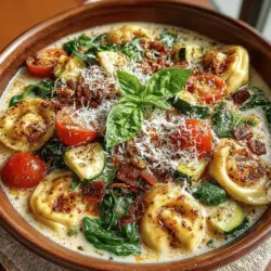 Creamy Garden Tortellini Delight: A Wholesome Recipe for Every Occasion