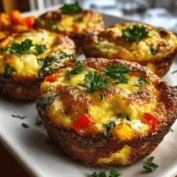 When preparing your Savory Spinach and Feta Baked Egg Cups, filling the muffin tin properly is essential for ensuring that your egg cups bake evenly and maintain their shape. Here are some key tips to consider: