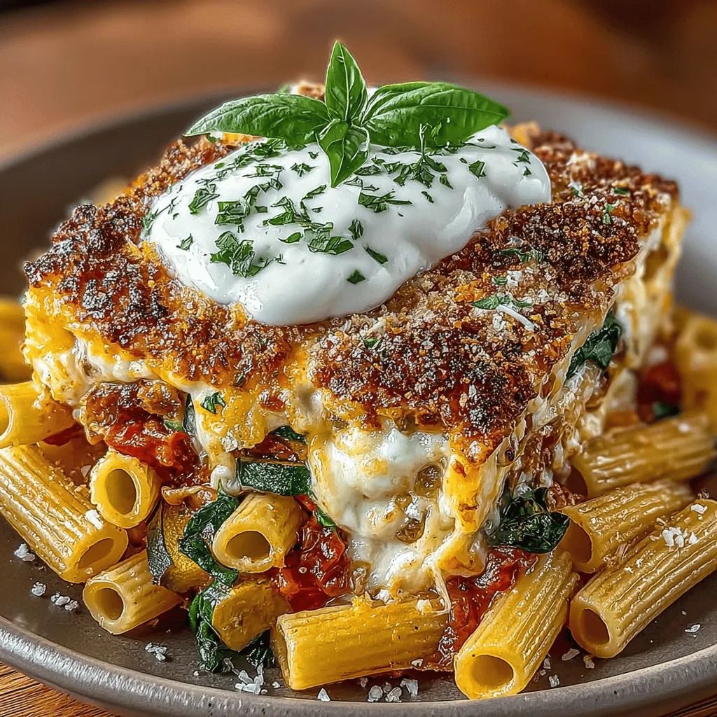 Cheesy Delight Neapolitan Pasta Bake