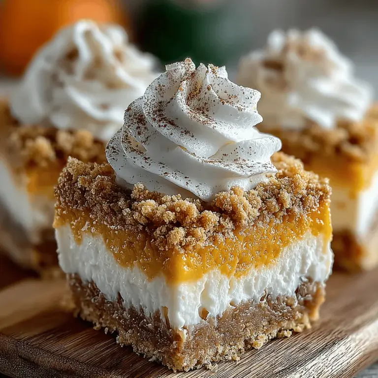 As the leaves turn vibrant shades of orange and gold, and the air becomes crisp with the promise of autumn, the season of pumpkin desserts arrives. From lattes to pies, pumpkin takes center stage in many beloved recipes, evoking warm, nostalgic memories of harvest gatherings and festive celebrations. Among the myriad of pumpkin delights, the Chilly Pumpkin Delight Squares stand out as a refreshing twist on the classic pumpkin cheesecake. This delectable dessert combines the rich flavors of pumpkin with the creamy texture of cheesecake, all while being served chilled—making it a perfect treat for any occasion.