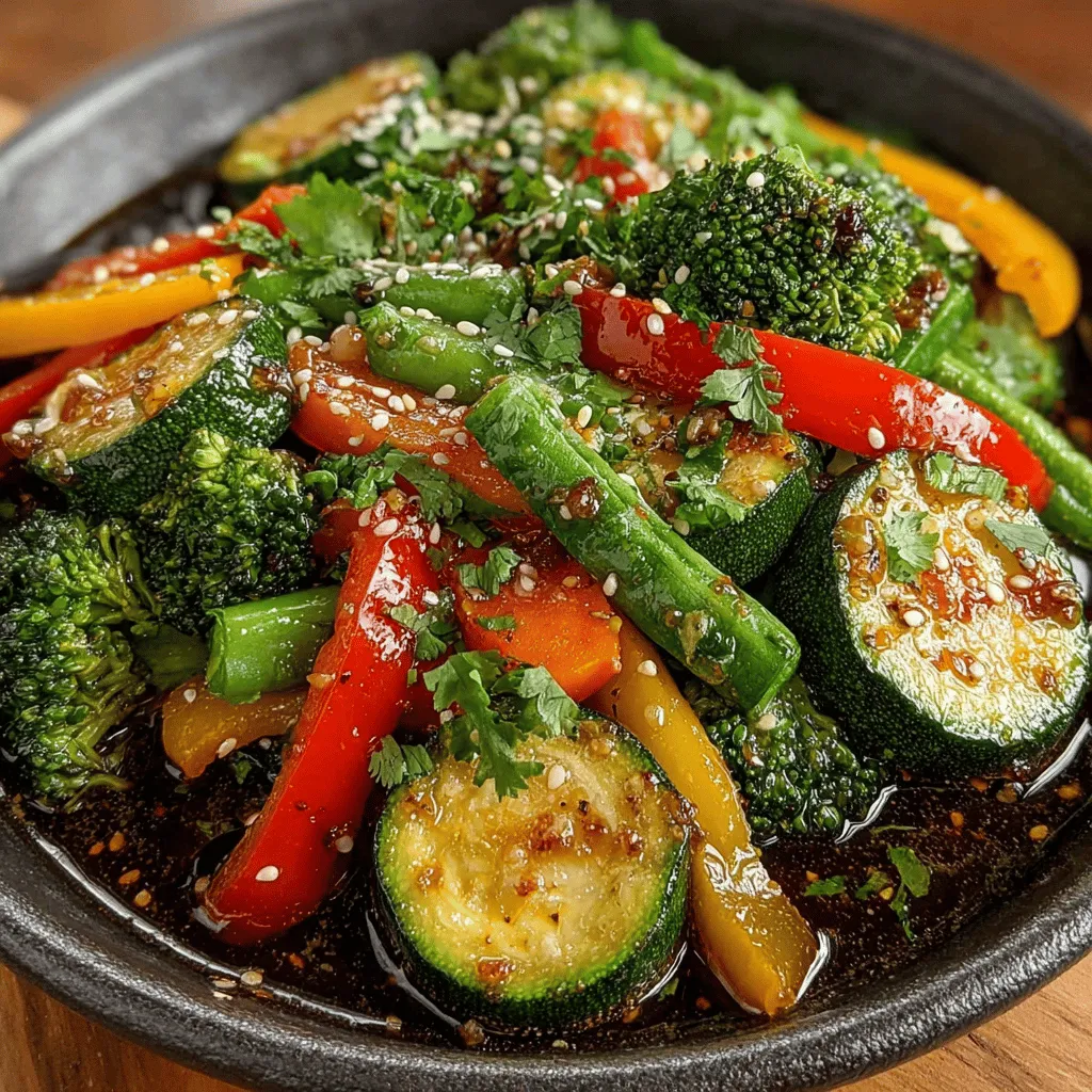 Vibrant Zucchini Veggie Stir Fry: A Culinary Delight