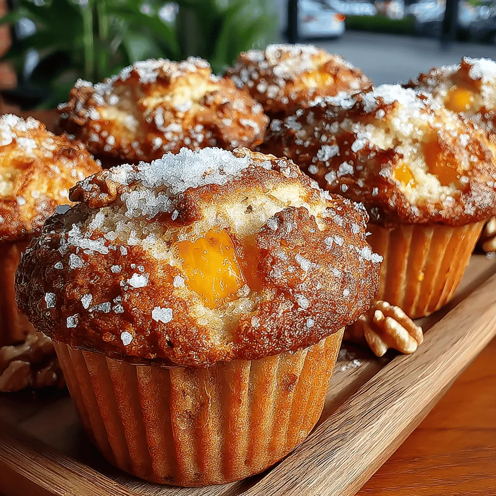Sweet Summer Peach Muffins
