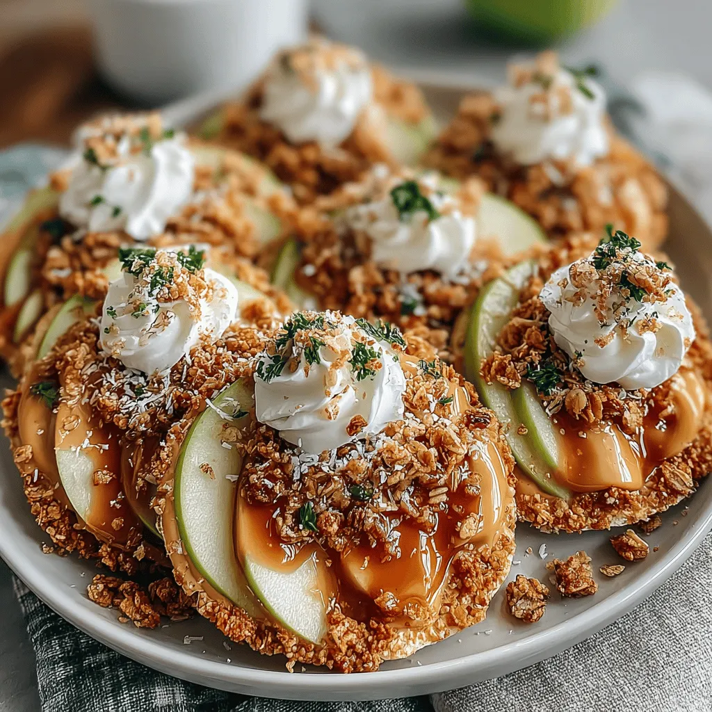 What makes apple nachos so appealing is their ability to blend healthy ingredients with indulgent flavors seamlessly. By using fresh fruit as the foundation, these nachos offer a refreshing and nutritious alternative to traditional nacho options that often rely on heavy cheese and fried components. Apples, in particular, are a fantastic choice due to their natural sweetness and crisp texture, which create an enjoyable crunch with every bite.