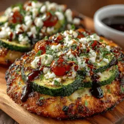 If you’re looking for a dish that bursts with flavor while remaining healthy and easy to prepare, the Zesty Zucchini & Feta Flatbread is a perfect choice. This recipe showcases a colorful array of fresh ingredients, where the mild, tender zucchini meets the rich, salty notes of feta cheese, all layered atop a crispy flatbread base. It’s a delightful way to enjoy seasonal vegetables and is sure to impress at any table, whether for a family dinner or a casual gathering with friends.
