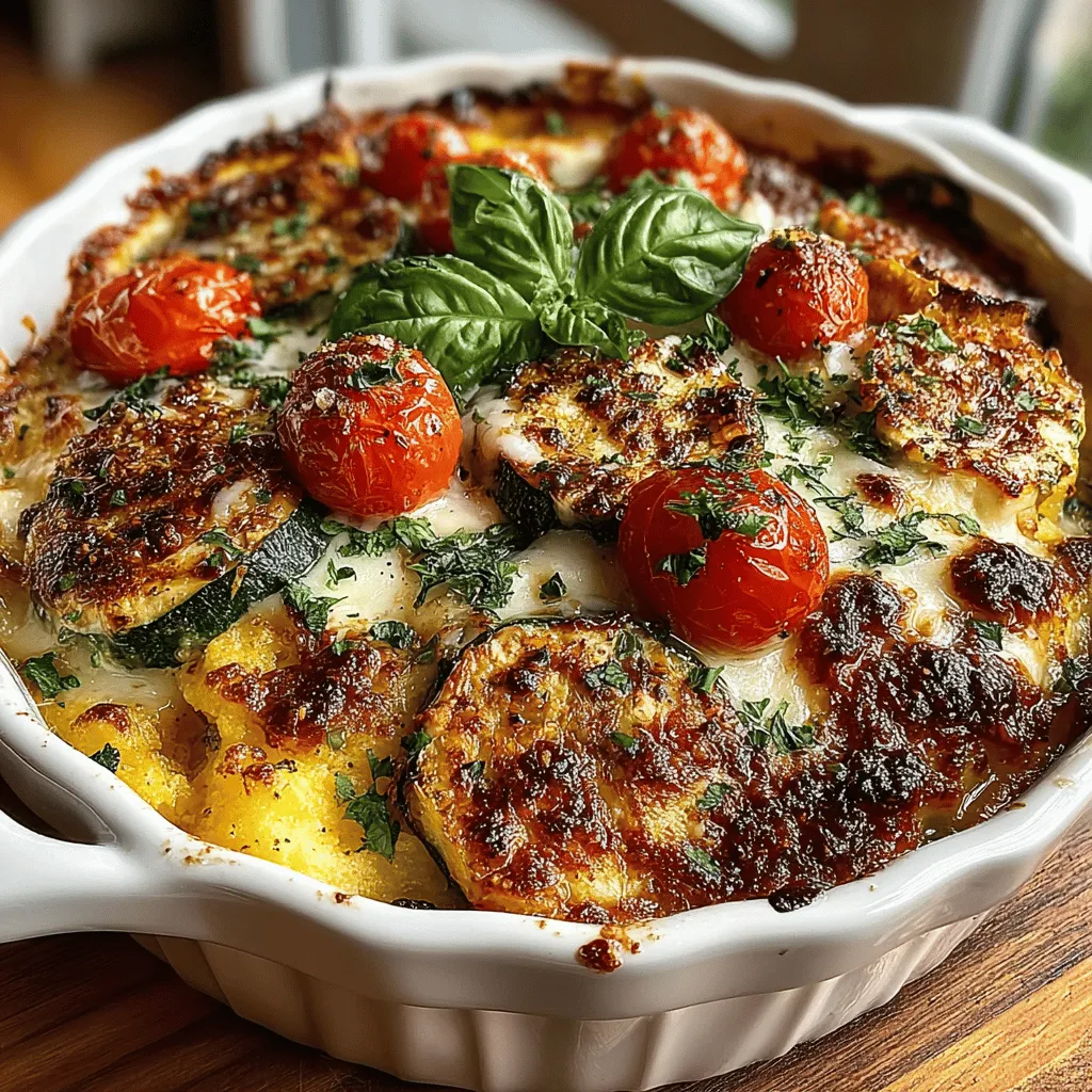 Zucchini Polenta Casserole is a dish that beautifully marries comfort food with health-conscious ingredients. This casserole is not only a feast for the eyes but also a nourishing option for those seeking to incorporate more vegetables into their diet. With its creamy texture, rich flavors, and a golden-brown top, this dish offers a delightful way to enjoy the wholesome goodness of zucchini and polenta. Perfect for a family dinner, a potluck, or a cozy night in, it’s a versatile recipe that caters to both vegetarians and those looking for hearty comfort food.