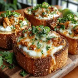 In the world of culinary creations, few dishes can match the comforting appeal of a good toast melt. The Spicy Green Chili Chicken Toast Melts take this classic comfort food to new heights with a zesty kick of green chili and a creamy, cheesy topping. This delightful recipe is not only easy to prepare but also brimming with flavor, making it a fantastic choice for a cozy night in or as a crowd-pleasing appetizer at your next gathering. Whether you're entertaining guests or simply indulging in a satisfying meal at home, these toast melts promise to impress.
