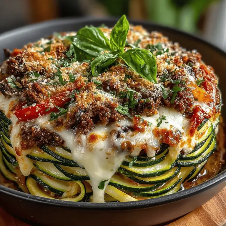 Zucchini Pizza Casserole is a delightful dish that reimagines classic pizza flavors in a healthy and hearty casserole format. As more people seek nutritious alternatives to traditional comfort foods, this recipe emerges as a perfect solution for those craving pizza without the added guilt. By utilizing spiralized zucchini as the base, this casserole provides a low-carb, vegetable-rich alternative that will satisfy your pizza cravings while allowing you to increase your vegetable intake.