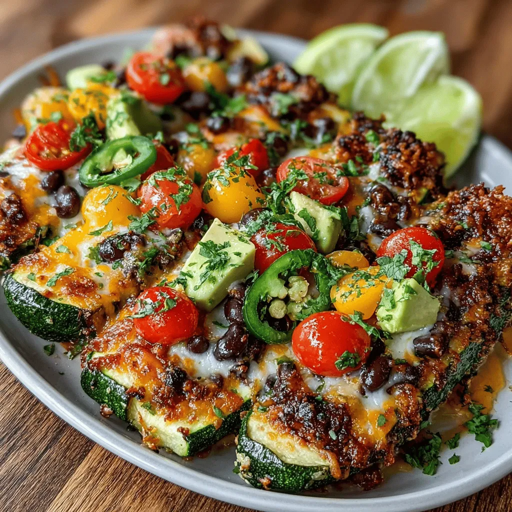In the quest for healthier snack options, Zucchini Nachos Supreme emerges as a delightful alternative to the traditional nacho dish, offering all the flavor without the guilt. As the popularity of plant-based and low-carb diets continues to rise, this innovative recipe caters to health-conscious eaters seeking to satisfy their cravings for savory snacks. By replacing conventional tortilla chips with thinly sliced zucchini, this dish not only reduces carbohydrates but also boosts nutritional value, making it a perfect choice for anyone looking to indulge without derailing their health goals.