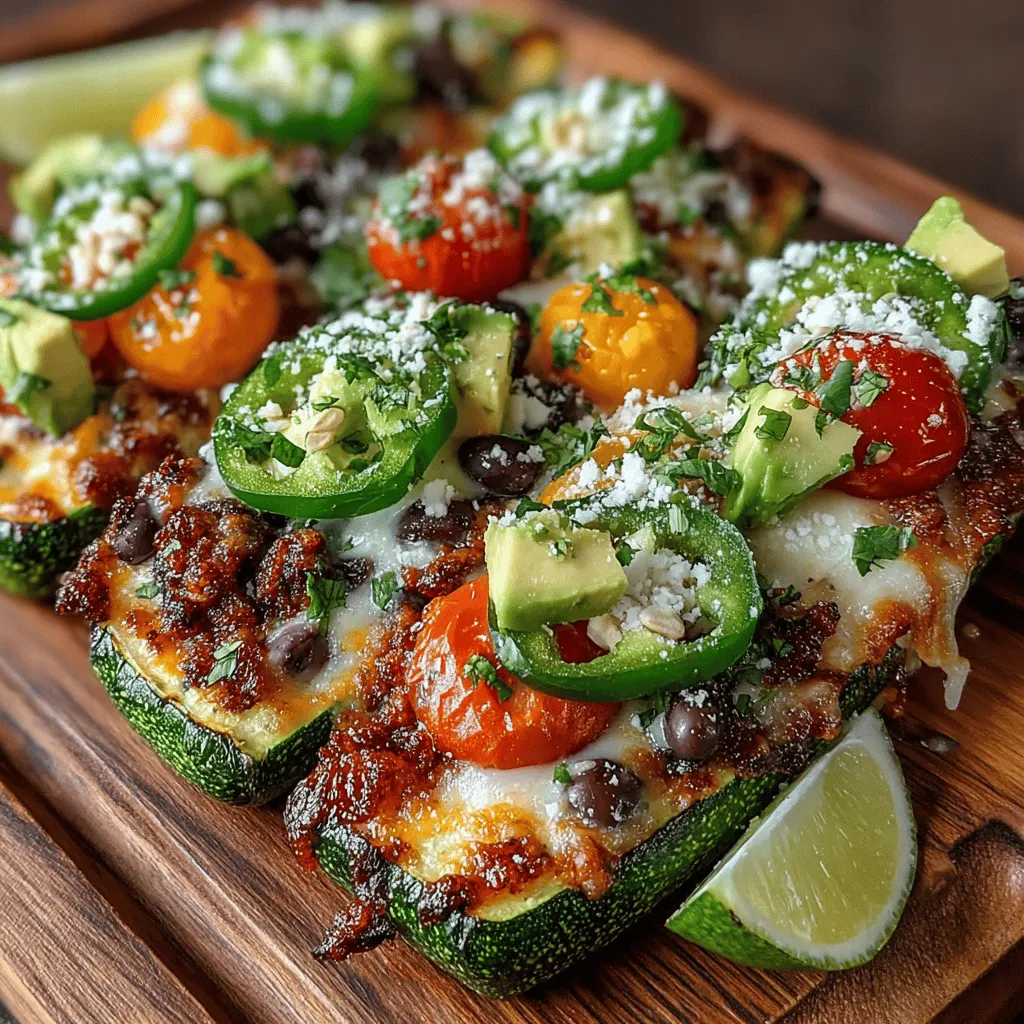 Zucchini Nachos Supreme: A Healthy Twist on a Classic Snack