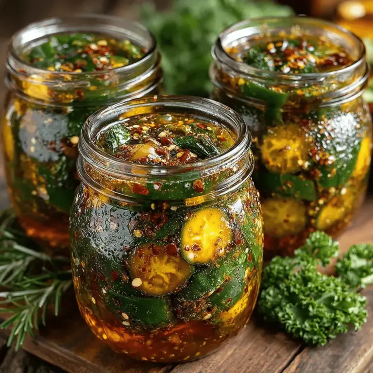 If you’re on the lookout for a recipe that perfectly balances sweetness and heat, then Spicy Sweet Banana Pepper Delights is your ticket to flavor paradise. This dish showcases the vibrant taste of banana peppers, transforming them into a delightful condiment that elevates a variety of meals. Whether you’re serving them alongside grilled meats, adding them to sandwiches, or simply enjoying them as a tangy snack, these pickled peppers are sure to impress with their unique blend of flavors.