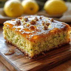 When you think of zucchini, desserts may not be the first thing that comes to mind. However, this versatile vegetable has found its way into the world of sweet treats, transforming the way we perceive baked goods. The Zesty Honey Lemon Zucchini Cake is a prime example of this innovative approach, combining the subtle earthiness of zucchini with bright, citrusy notes and a hint of sweetness from honey. This cake offers a unique flavor profile that is both zesty and wholesome, making it a delightful addition to any dessert table or a satisfying snack for a mid-day pick-me-up.