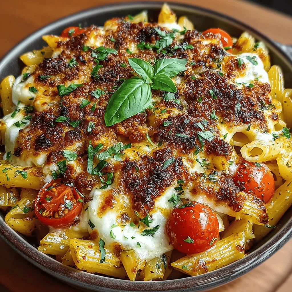 Cheesy Neapolitan Delight Pasta Bake