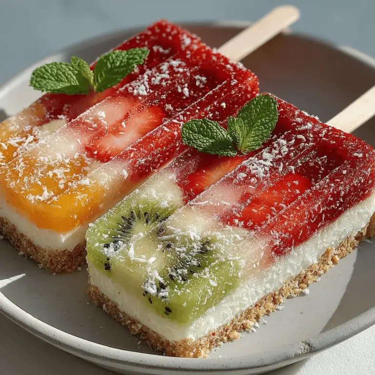 As the temperature rises and the days stretch longer, the cravings for a cool, refreshing treat become undeniable. Enter Fruity Chill Pops—a delightful combination of fresh fruits and creamy Greek yogurt that not only satisfies your sweet tooth but also nourishes your body. Whether you're hosting a summer barbecue, planning a family gathering, or simply looking for a guilt-free snack, these pops are versatile enough for any occasion.