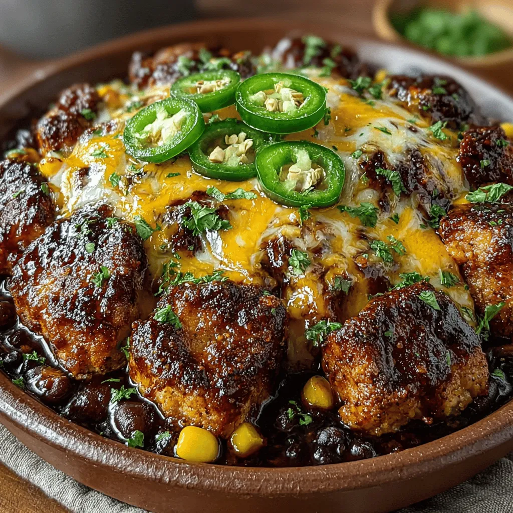 In the realm of appetizers and comfort food, Spicy BBQ Chicken Bliss Bites emerge as a tantalizing dish that promises to delight taste buds and satisfy cravings. Whether you're hosting a lively gathering, cheering for your favorite team on game day, or simply enjoying a cozy family dinner at home, these bliss bites are versatile enough to fit any occasion. The combination of tender, juicy chicken, zesty BBQ sauce, and a colorful medley of beans and corn creates a mouthwatering experience that is difficult to resist.