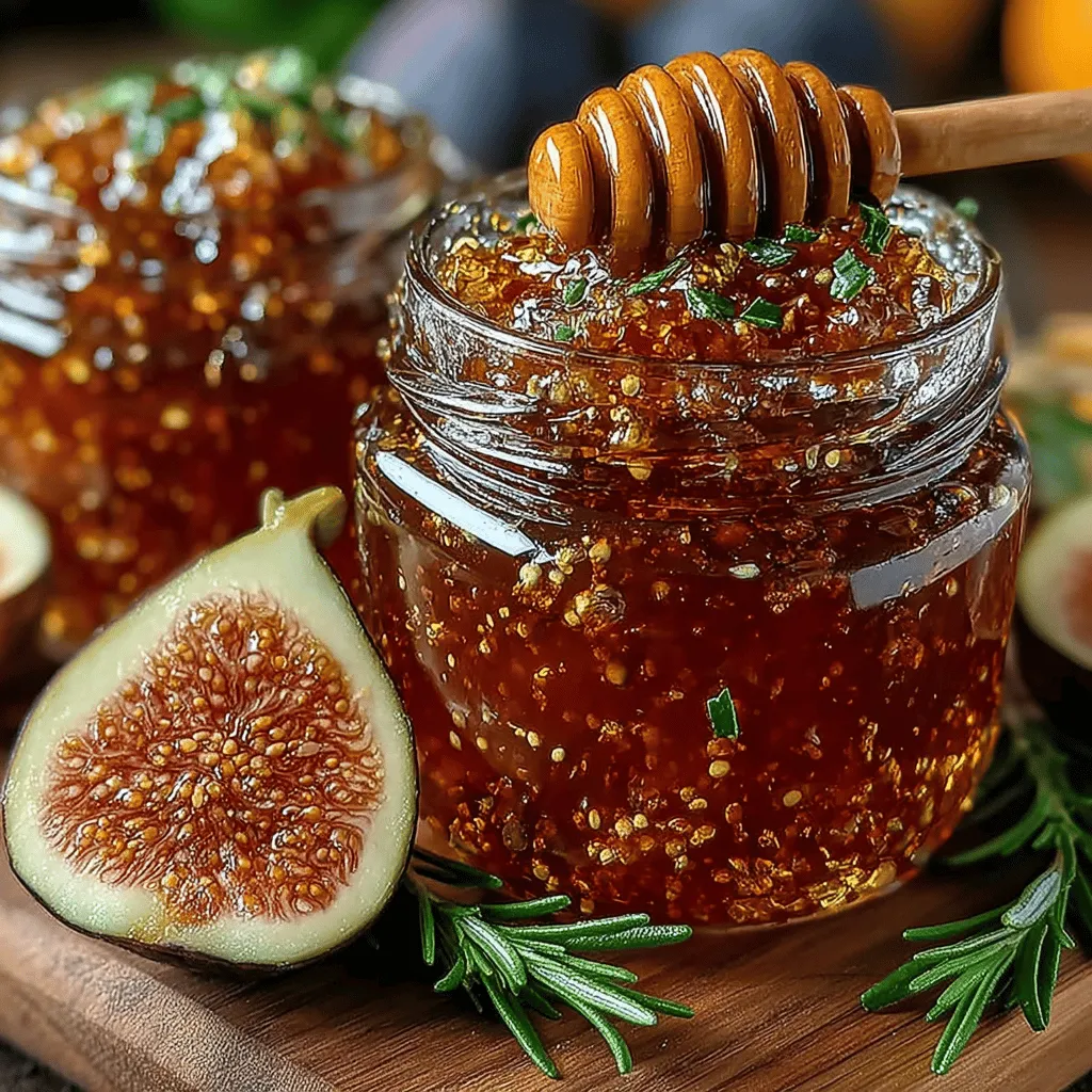 Figgy Bliss: Savory-Sweet Fig Jam