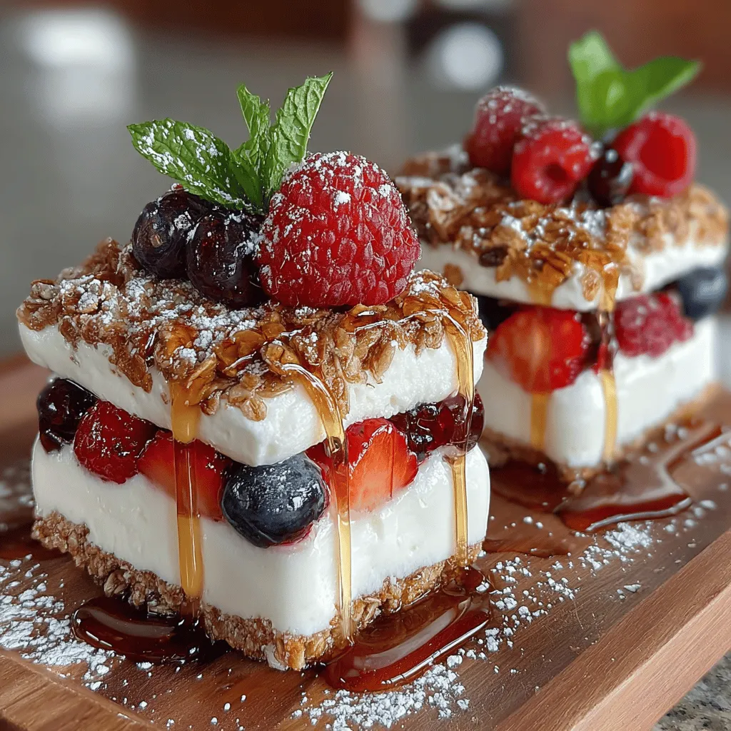 In a world where dessert options often lean towards the indulgent and heavy, finding a treat that satisfies your sweet tooth while still being healthy can feel like a challenge. Enter the Honeyed Delight: Frozen Yogurt Granola Sandwiches. This delightful recipe blends the creamy goodness of Greek yogurt with the sweetness of honey and the crunch of granola, creating a wholesome dessert that both kids and adults can enjoy. Not only are they easy to make, but they are also customizable, allowing you to use your favorite ingredients. Let’s dive into this delicious recipe and explore the benefits and steps to create your own frozen yogurt granola sandwiches.