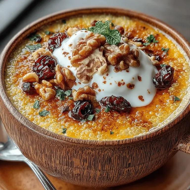 In recent years, quinoa has emerged as a versatile and nutritious breakfast option, appealing to health-conscious individuals and culinary adventurers alike. With its unique texture and nutty flavor, quinoa offers a refreshing break from traditional breakfast grains—making it an ideal canvas for various toppings and flavor profiles. As the cool autumn months roll in, there’s no better way to embrace the season than with a delightful Pumpkin Spice Breakfast Quinoa that captures the essence of fall in every bite.