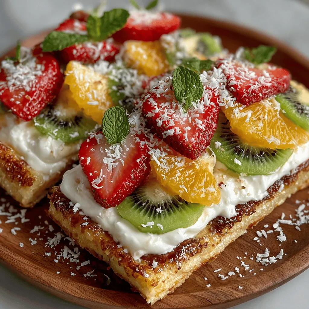 In the ever-evolving world of culinary delights, Sweet and Spicy Fruit Pizza Wraps emerge as a refreshing and innovative take on the traditional fruit pizza. This dish cleverly marries the vibrant flavors of fresh fruits with a surprising hint of spice, making it an exciting option for snacks, gatherings, or even as a healthy dessert. The versatility of fruit pizza wraps appeals to both young and old, as they offer a playful way to enjoy nature's sweets while also introducing a zesty kick that tantalizes the palate.