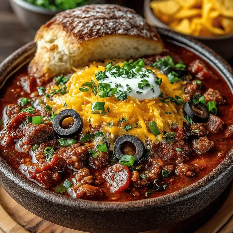 Chili is one of those classic comfort foods that warms both the heart and soul. Its rich, spicy flavors and hearty texture make it a go-to dish for gatherings, game days, or a cozy night in. Traditionally, chili is known for its simple yet satisfying ingredients, typically featuring ground beef, beans, tomatoes, and a medley of spices that create a harmonious blend of flavors. However, as culinary creativity expands, so do the variations of this beloved dish. Enter the Slow Cooker Charcuterie Board Chili—a unique twist that marries the heartiness of chili with the diverse and flavorful elements of a charcuterie board.
