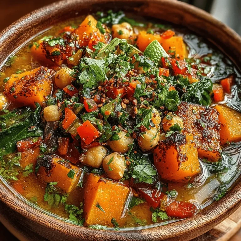 As the leaves begin to turn and the air takes on a crispness that signals the arrival of fall, there’s nothing quite like a hearty stew to warm the soul. The 'Harvest Harmony: Butternut Squash & Chickpea Stew' embodies the essence of the season, celebrating the rich flavors and nourishing qualities of its star ingredients. This delightful recipe marries the sweet, nutty flavor of butternut squash with the creamy texture of chickpeas, creating a dish that is both satisfying and healthy.