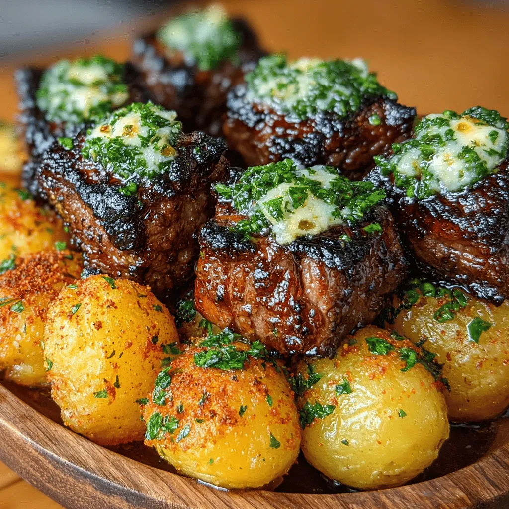 Before diving into the preparation steps, it's essential to understand the key components that contribute to the overall flavor and texture of Sizzling Garlic Butter Steak Bites and Crispy Potatoes.