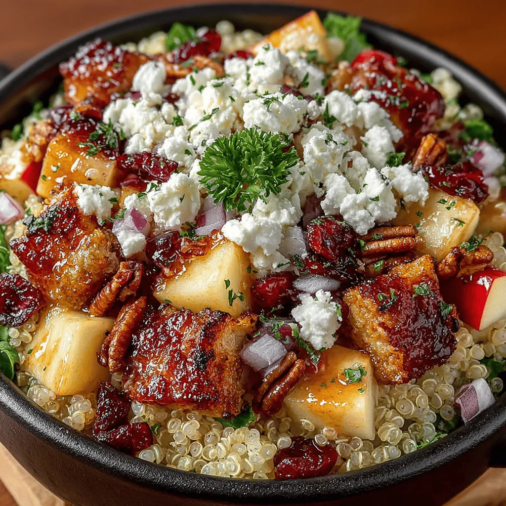 As the leaves turn and the air becomes crisp, there's no better way to celebrate the harvest season than with a vibrant Quinoa Harvest Medley Salad. This dish not only captures the essence of autumn through its colorful ingredients but also offers a delightful combination of flavors and textures that appeal to both the eyes and the palate. Packed with nutrient-dense foods, this salad serves as a nutritious side or a standalone meal, making it an ideal choice for festive gatherings, casual lunches, or meal prep throughout the week.