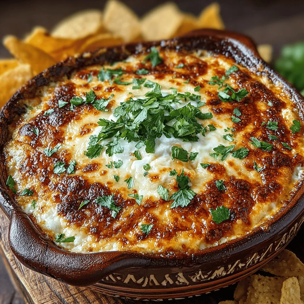 When it comes to appetizers that can elevate any gathering, few dishes capture the hearts (and appetites) of guests quite like Cheesy Green Chili Enchilada Dip. This indulgent and flavorful dip combines the comforting essence of traditional enchiladas with the convenience of a dip, making it the perfect choice for game day snacks, holiday parties, or casual get-togethers. Its rich, creamy texture and zesty flavors are designed to please even the pickiest of eaters, creating an irresistible dish that invites everyone to dig in.