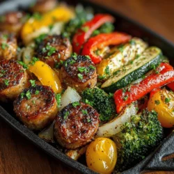 Sizzling Sheet Pan Sausage and Roasted Veggies: A Flavorful Journey