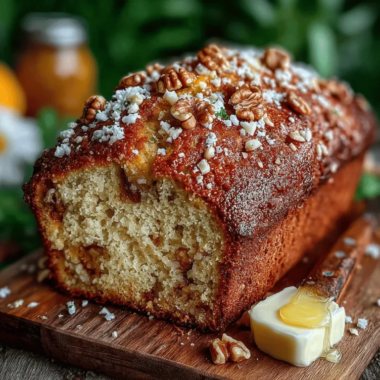 Banana bread has long held a cherished place in kitchens around the world, celebrated not only for its delightful taste but also for its comforting, nostalgic qualities. This beloved baked good, often associated with home and warmth, transforms overripe bananas into something wonderfully delicious. Among the many variations of banana bread, the Banana Bliss Walnut Bread stands out as a delightful twist on the classic recipe. Infused with the rich flavors of walnuts, this version adds an extra layer of texture and nutrition, making it an irresistible option for breakfast, snacks, or even dessert.