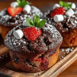 Delight your mornings with the rich flavors of Neapolitan Cake Breakfast Muffins. Combining the indulgence of chocolate, the freshness of strawberries, and the sweetness of marshmallows, these muffins transform an ordinary breakfast into a delightful experience. The classic Neapolitan flavor combination, known for its ice cream origins, brings a whimsical twist to your morning routine, ensuring that each bite is a celebration of taste and texture. With a simple recipe that features easily accessible ingredients, these muffins are perfect for both leisurely weekend brunches and busy weekdays.