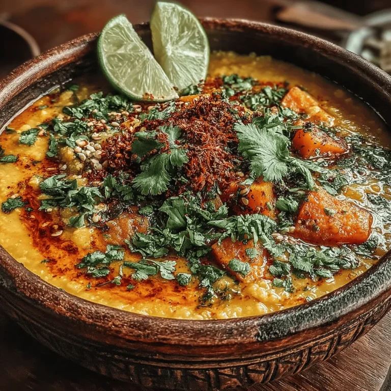 If you're searching for a dish that embodies warmth, comfort, and nutrition, look no further than Fiery Pumpkin & Red Lentil Dahl. This vibrant and hearty meal is not only satisfying but also packed with essential nutrients, making it a perfect choice for anyone looking to enhance their diet with wholesome ingredients. Combining the natural sweetness of pumpkin with the earthy flavor of red lentils, this dahl delivers a delightful explosion of taste that can easily become a staple in your culinary repertoire.