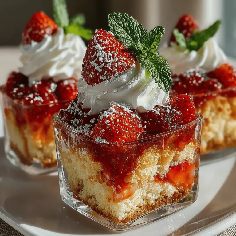 As summer rolls in, there's nothing quite like indulging in the refreshing, sweet flavors of seasonal desserts. The warm sun and longer days beckon us to enjoy light, fruity treats that embody the essence of the season. Among the myriad of summer desserts, strawberry shortcake stands out as a beloved classic, celebrated for its delightful combination of fresh strawberries, fluffy cream, and tender, buttery biscuits. This recipe for Sweet Summer Strawberry Shortcake Cups takes the traditional dessert and transforms it into an easy-to-prepare treat that’s perfect for any summer gathering.