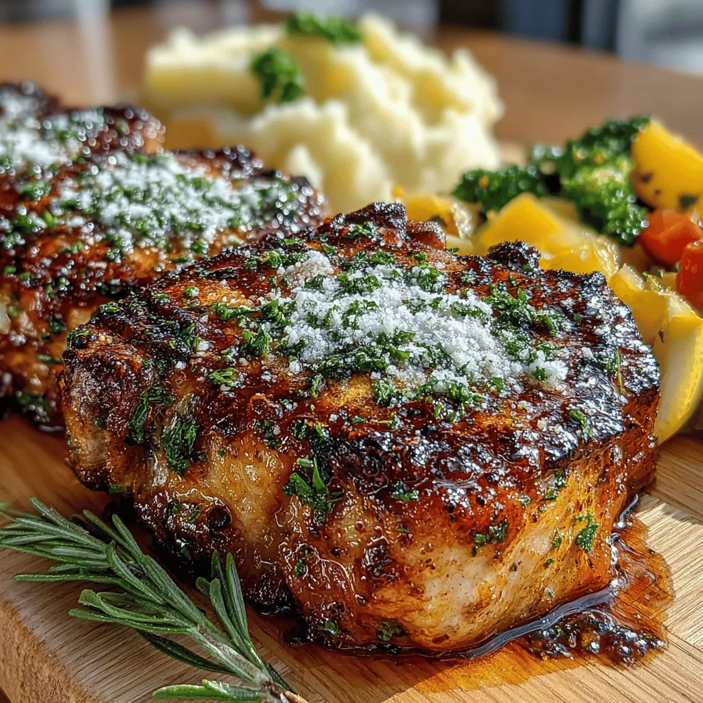 Crispy Parmesan Crusted Pork Chops are a culinary delight that brings together a perfect balance of flavors and textures. This dish stands out not only for its irresistible crunch but also for the rich, savory notes imparted by high-quality Parmesan cheese. Whether you’re preparing a comforting weeknight dinner or impressing guests at a special gathering, these pork chops offer a satisfying meal that is both approachable and elegant.