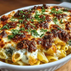 Cheesy Turkey and Spinach Pasta Bake: A Comforting Delight