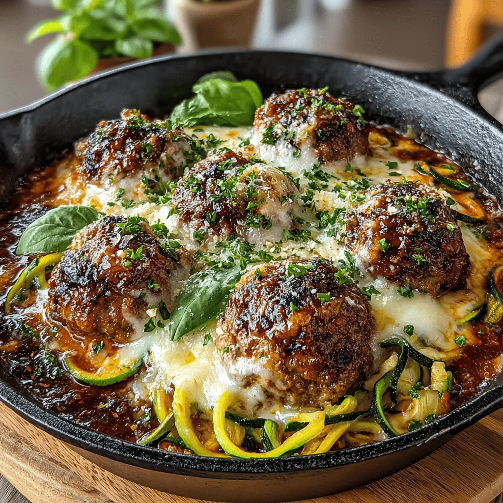 In recent years, there has been a noticeable shift towards healthier eating habits, with many home cooks and food enthusiasts embracing meals that are both nutritious and delicious. This trend is fueled by a growing awareness of the importance of balanced diets that prioritize fresh ingredients and wholesome flavors. One recipe that perfectly encapsulates this movement is the Cheesy Turkey Meatball Skillet with Zoodles. This dish offers a delightful alternative to traditional pasta meals while ensuring that health-conscious diners don't have to compromise on taste.