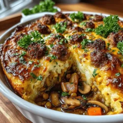 Hearty Savory Lentil and Sausage Shepherd’s Pie