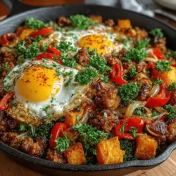 Savory Turkey and Sweet Potato Skillet Recipe