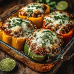 Cheesy Turkey and Quinoa Stuffed Peppers: A Healthy Delight