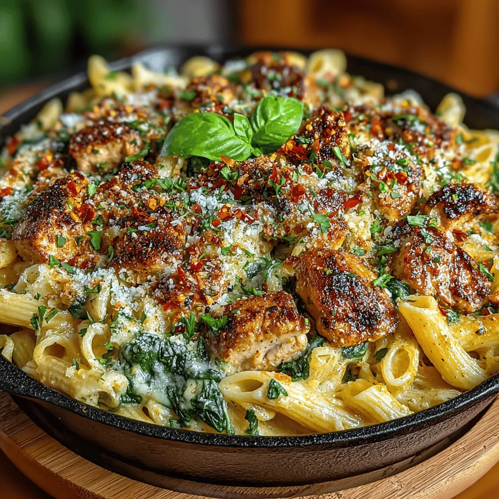 When it comes to comfort food, few dishes can rival the satisfying embrace of creamy pasta. Creamy Chicken and Spinach Skillet Pasta stands out not only for its rich textures and balanced flavors but also for its ability to bring families together at the dinner table. This dish offers a delightful blend of tender chicken, vibrant spinach, and luscious cream, all enveloped in perfectly cooked pasta. It’s an ideal recipe for busy weeknights when time is of the essence, yet it carries the elegance necessary to impress dinner guests on special occasions.